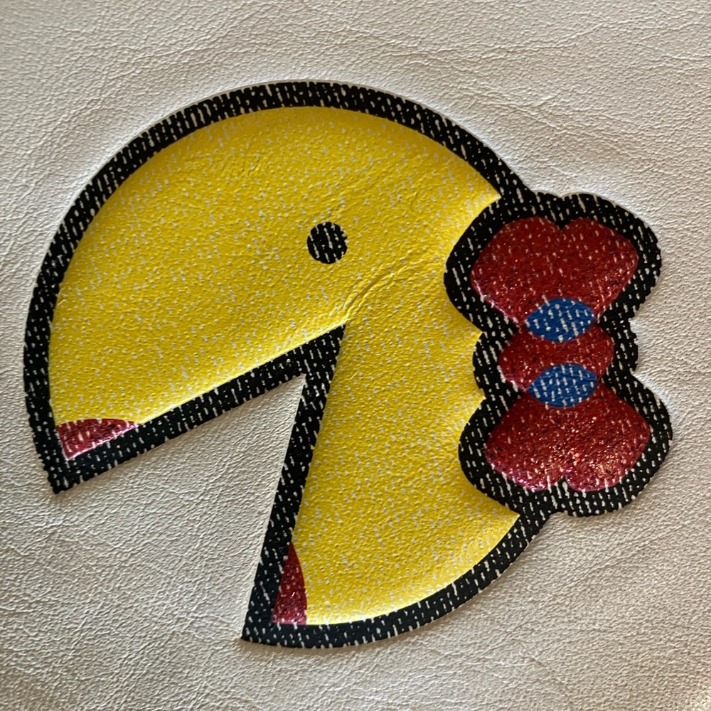 Coach Ms. PAC-MAN Round Coin Purse Wallet with Chain - Picture 7 of 7